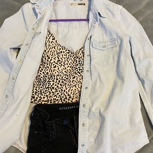 Light wash jean jacket